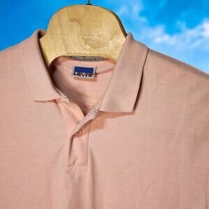 Vintage 80s Men's Levi Polo short sleeve shirt Large L
